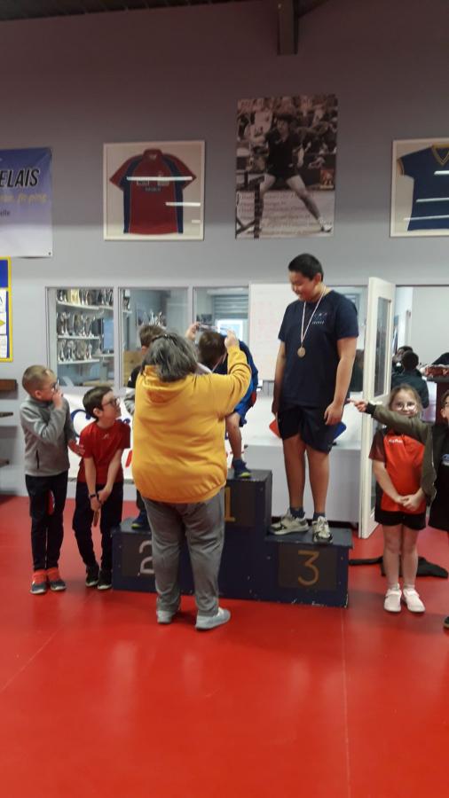 Sacha remporte le critérium Fédéral Benjamin 2